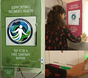 Focus Area: SDG - 3 : Health & Well Being Smart sanitary pad dispenser to support sexual and reproductive health